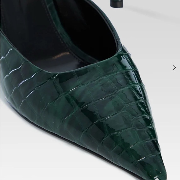 NIB-Retrofete Made in Italy Francesca Pine Kitten Mules - Picture 2 of 6